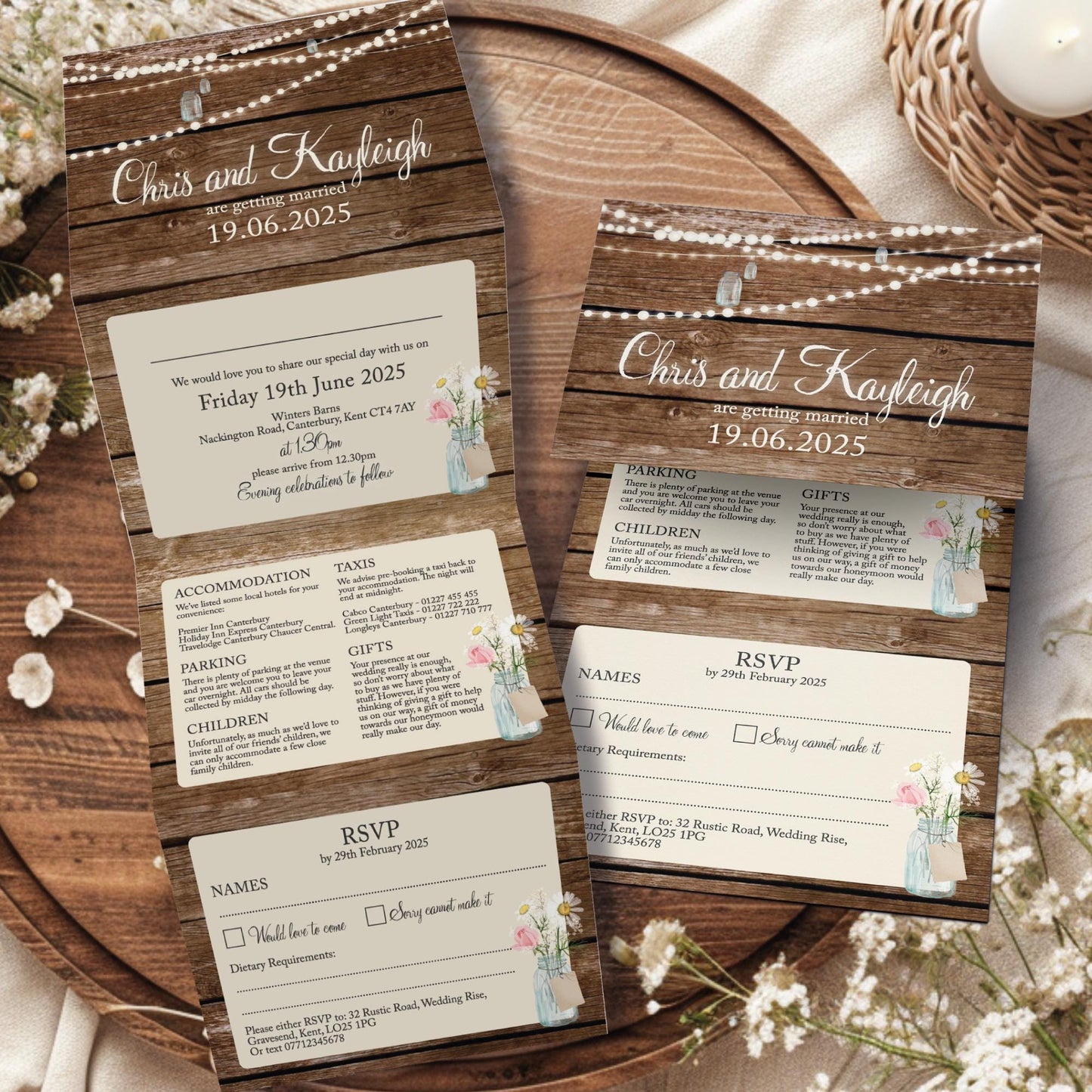 Rustic Wood Wedding Invitation, Rustic Wedding Invitations, Boho Invitations Wedding, Barn Wedding Invites