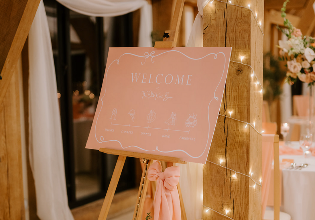 Wedding Sign Ideas That Keep the Day Running Smoothly