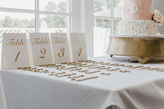 Wedding Table Numbers