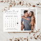 Unique Photo Save the Date with Calendar – Customisable Wedding Cards