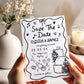 Hand Drawn Save the Dates, Scribble Save the Date Wedding Cards, Doodle Save the Dates