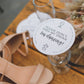 Please Don't Take My Drink I'm Dancing Coaster, Wedding Coasters, Wedding Beer Mats