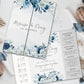 Moonlight Blue Gatefold Wedding Invitation