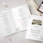 Venue Painting Wedding Order of Service