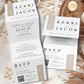 Minimalist Wedding Invites in Neutral Tones