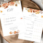 Autumn Pumpkin Wedding RSVP Cards – Rustic Fall Wedding Stationery