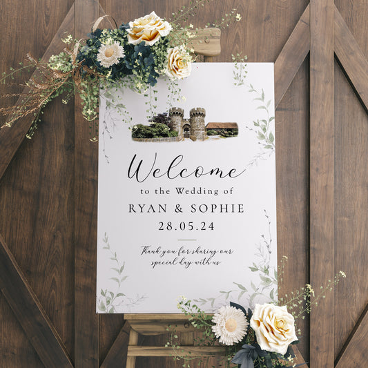 Venue Painting Welcome Sign