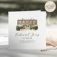 Venue Sketch Wedding Card, Congratulations on Your Wedding Day Card