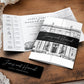 Black & White Gatefold Wedding Invitation with Belly Band & Custom Venue Sketch
