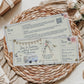 Under the Tipi – Boho Festival Wedding Ticket Invitations